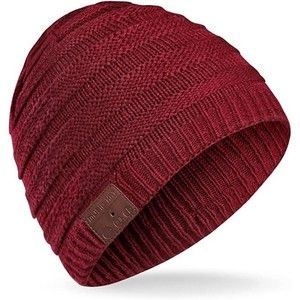 Men Women Winter Hat Bluetooth Beanie Music Winter Hat for Outdoor